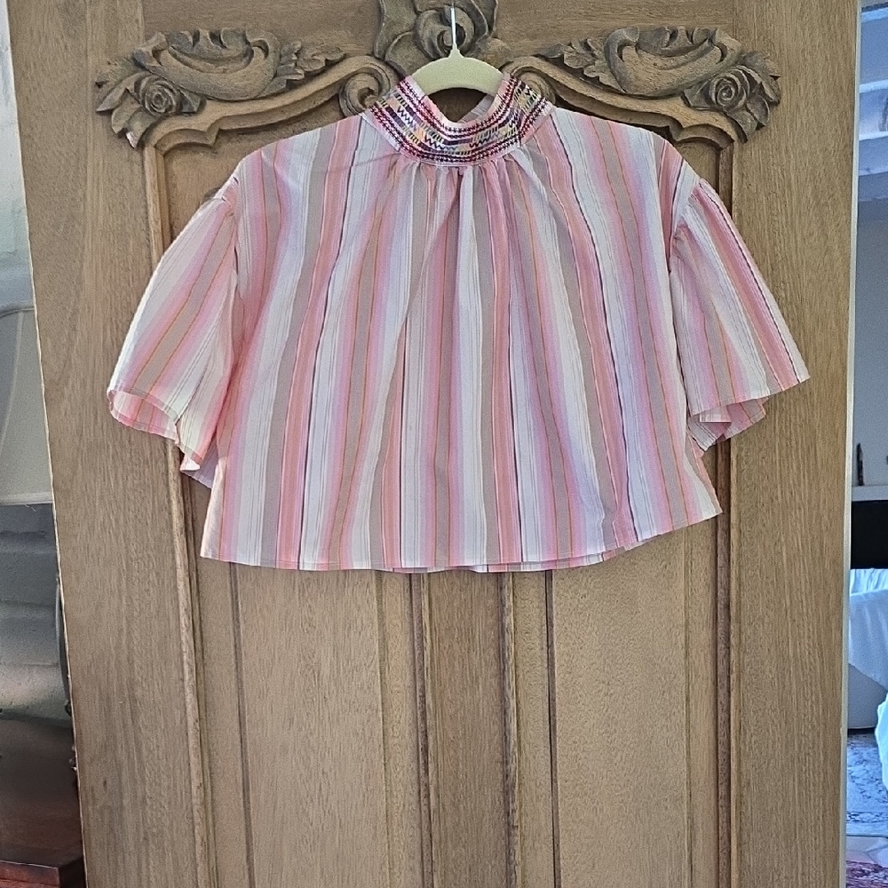 Missoni Multicolor Striped Crop Top Size 40